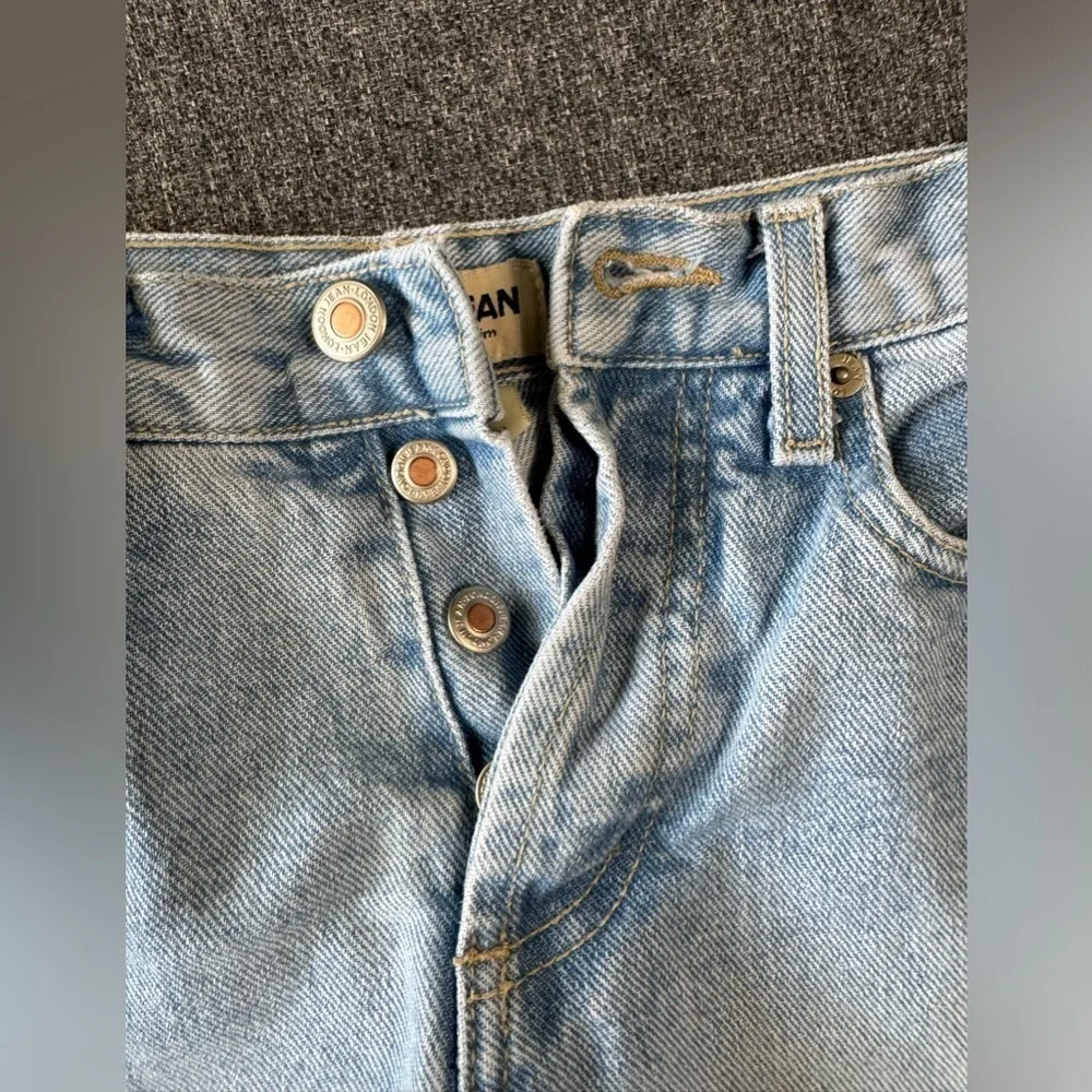 LONDONJEAN Blue Ankle Cropped Jeans with Red Trim - Picture 12 of 14